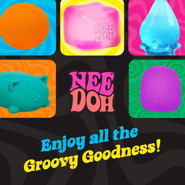 Schylling NeeDoh Gummy Bear - Sensory Fidget Toy with Jelly-Like Filling - 3.5 Tall - Colors May Vary (Pack of 1)